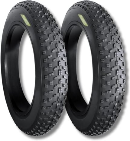 2 Tyres 20 x 4.0 for Fat Bikes E-Bike Tyres 20 Inch Pair of Pocket Tyres for Electric Fat Bike , Gomano.it