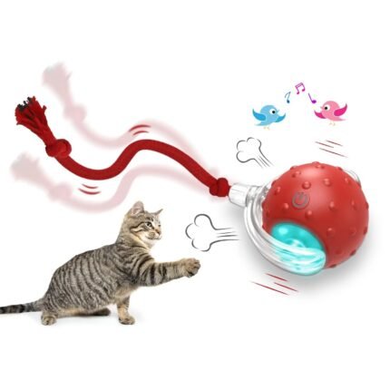Interactive Cat Toy Ball Super Drive Cat Rolling Ball Gomano