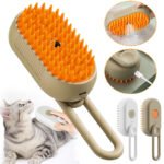 Cat Steam Brush Steamy Dog Brush 3 In 1 Electric Spray Cat Hair Brushes For Massage Pet Grooming Comb Hair Removal Combs Pet Products Gomano Italia - Image 5