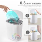 Smart Trash Can With Lid For Bedroom And Living Room Kitchen Storage Box Trash Can Induction Small Car Box Automatic Smart Dustbin Smart Trash Bin | GoMartUp.Com - Image 3