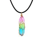Women's Transparent Geometric Diamond Crystal Necklace | GoMartUP.Com - Image 4
