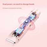 2 In 1 Hair Remover Women's Double Head Shaver Private Pubic Hair Trimmer Electric Razor Wet Dry Electric Body Hair | GoMartUp.Com - Image 7