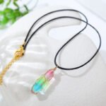 Women's Transparent Geometric Diamond Crystal Necklace | GoMartUP.Com - Image 5