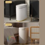 Smart Trash Can With Lid For Bedroom And Living Room Kitchen Storage Box Trash Can Induction Small Car Box Automatic Smart Dustbin Smart Trash Bin | GoMartUp.Com - Image 9