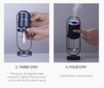 Magic Shadow USB Air Humidifier For Home With Projection Night Lights Ultrasonic Car Mist Maker Mini Office Air Purifier - Image 8