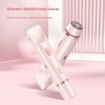 2 In 1 Hair Remover Women's Double Head Shaver Private Pubic Hair Trimmer Electric Razor Wet Dry Electric Body Hair | GoMartUp.Com - Image 6